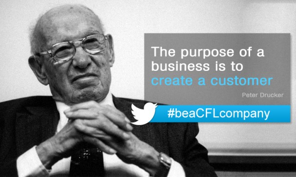 THe purpose of a business it to create a customer